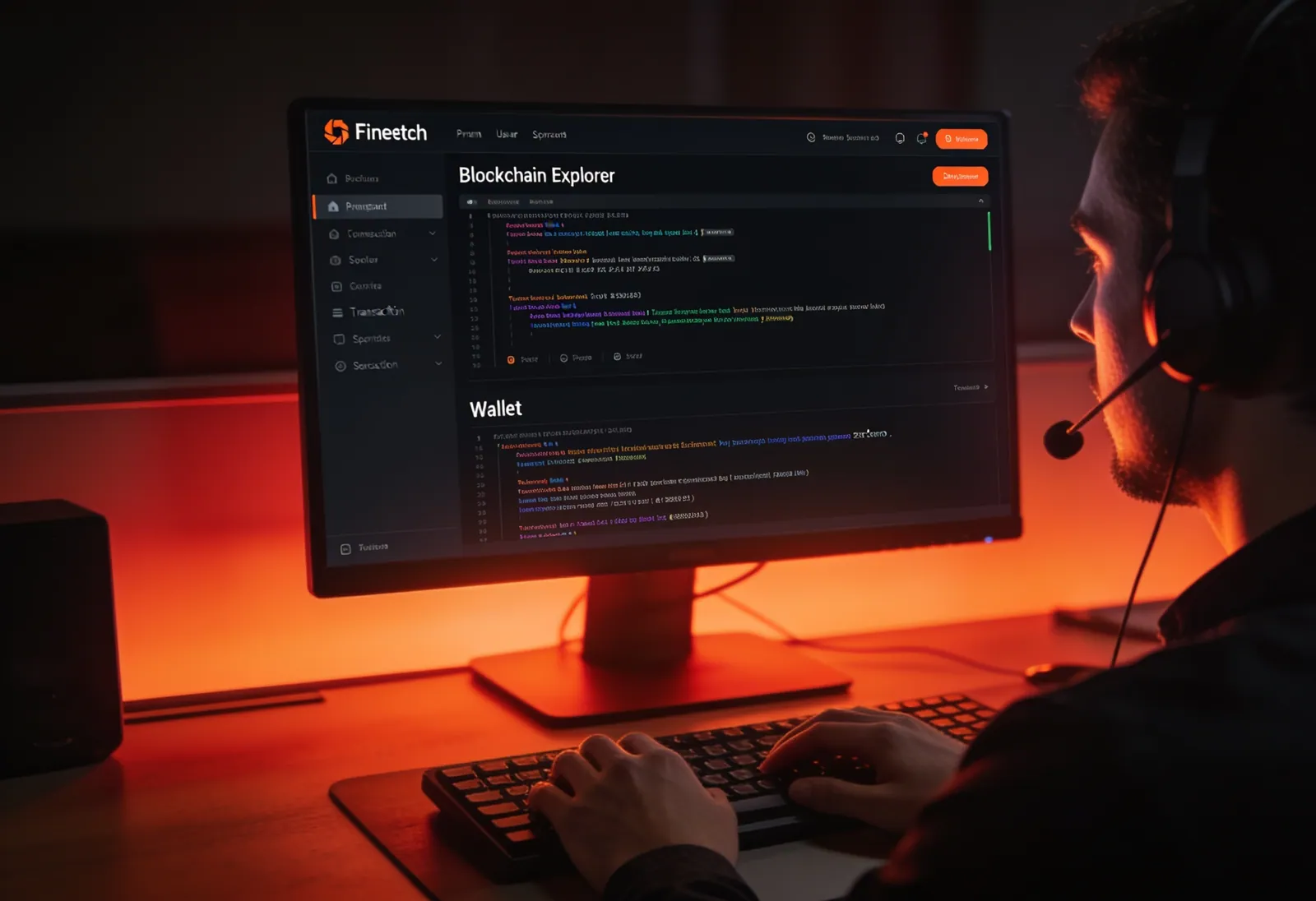 Wallet troubleshooting on a blockchain explorer